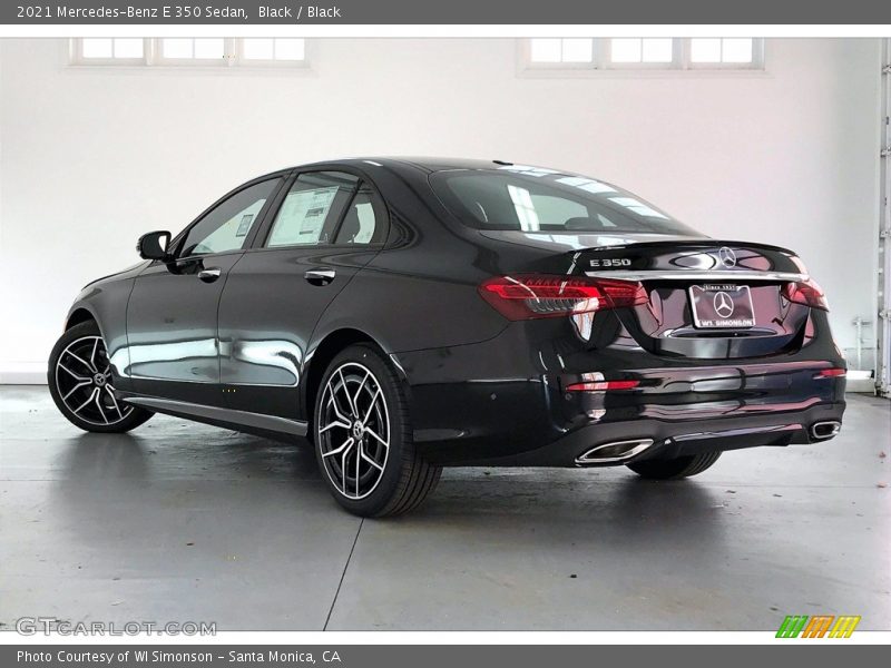Black / Black 2021 Mercedes-Benz E 350 Sedan