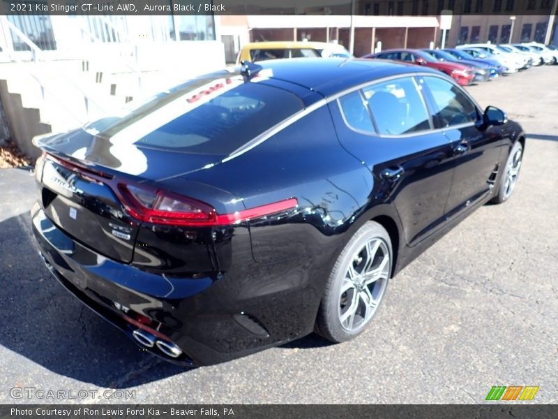Aurora Black / Black 2021 Kia Stinger GT-Line AWD