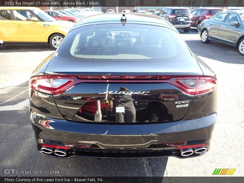 Aurora Black / Black 2021 Kia Stinger GT-Line AWD