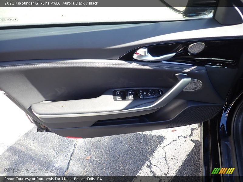 Aurora Black / Black 2021 Kia Stinger GT-Line AWD