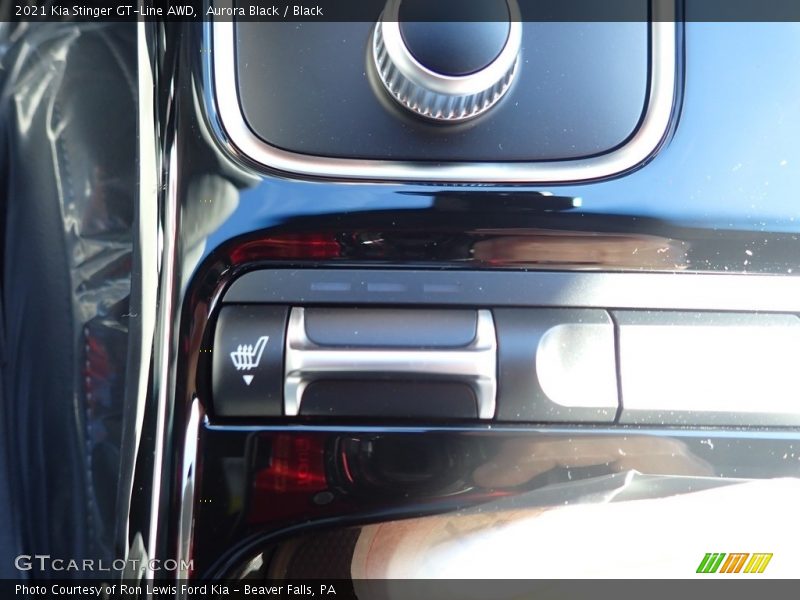 Aurora Black / Black 2021 Kia Stinger GT-Line AWD