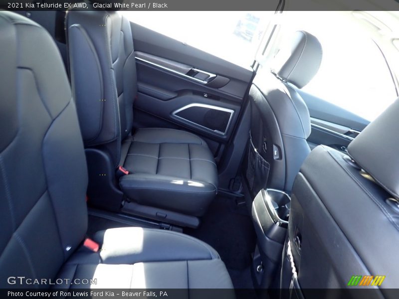 Glacial White Pearl / Black 2021 Kia Telluride EX AWD