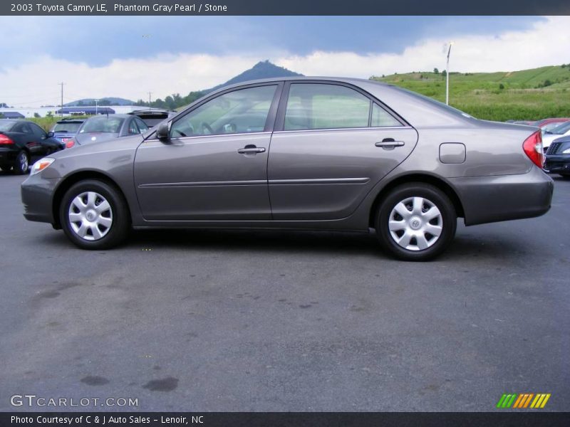 Phantom Gray Pearl / Stone 2003 Toyota Camry LE