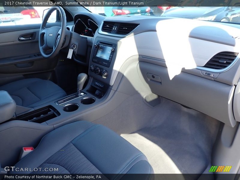 Summit White / Dark Titanium/Light Titanium 2017 Chevrolet Traverse LS AWD