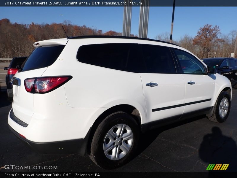 Summit White / Dark Titanium/Light Titanium 2017 Chevrolet Traverse LS AWD