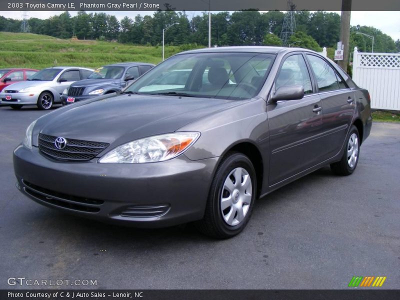 Phantom Gray Pearl / Stone 2003 Toyota Camry LE