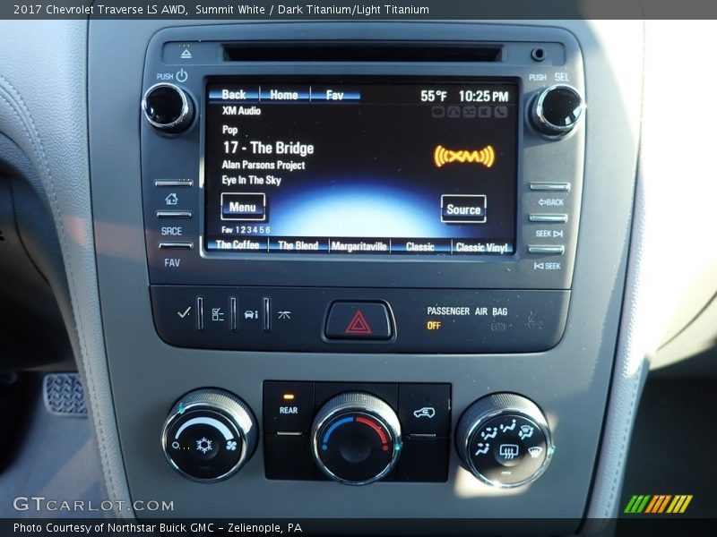 Controls of 2017 Traverse LS AWD