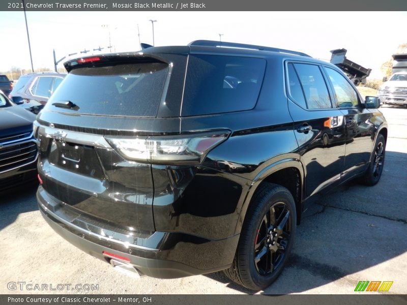 Mosaic Black Metallic / Jet Black 2021 Chevrolet Traverse Premier