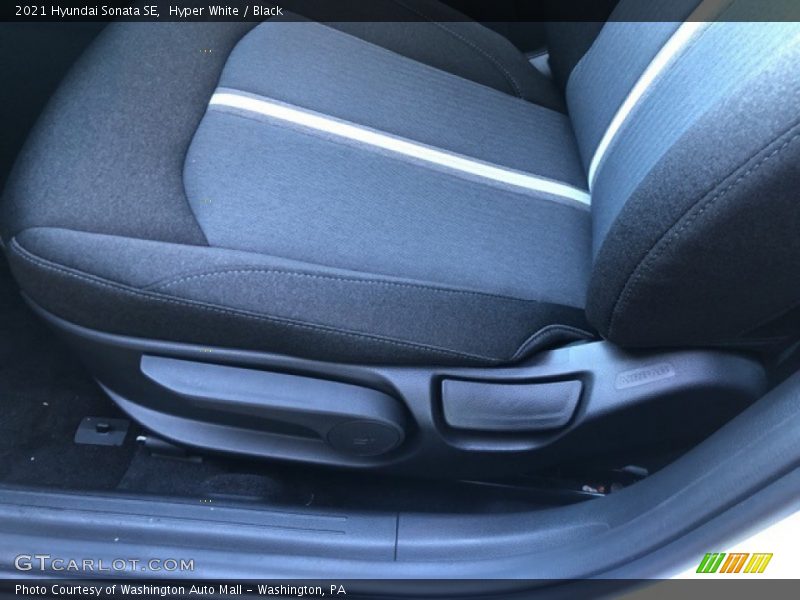 Hyper White / Black 2021 Hyundai Sonata SE