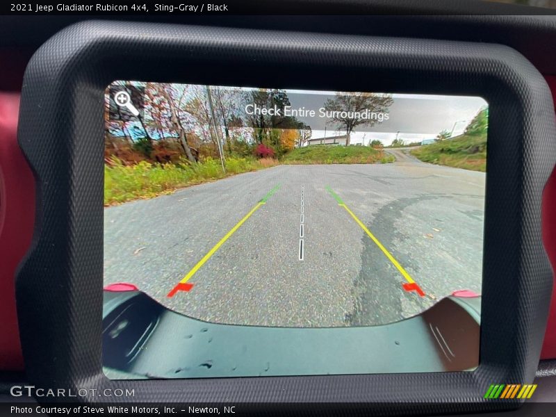 Navigation of 2021 Gladiator Rubicon 4x4