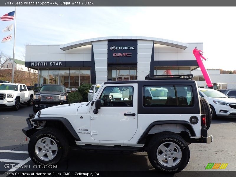 Bright White / Black 2017 Jeep Wrangler Sport 4x4