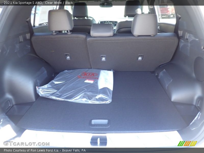 Clear White / Black 2021 Kia Sportage S AWD