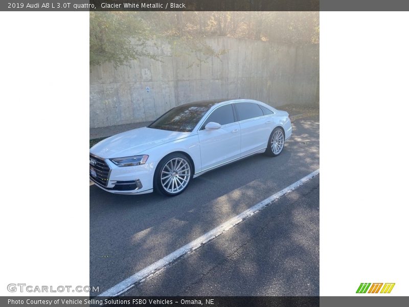 Front 3/4 View of 2019 A8 L 3.0T quattro