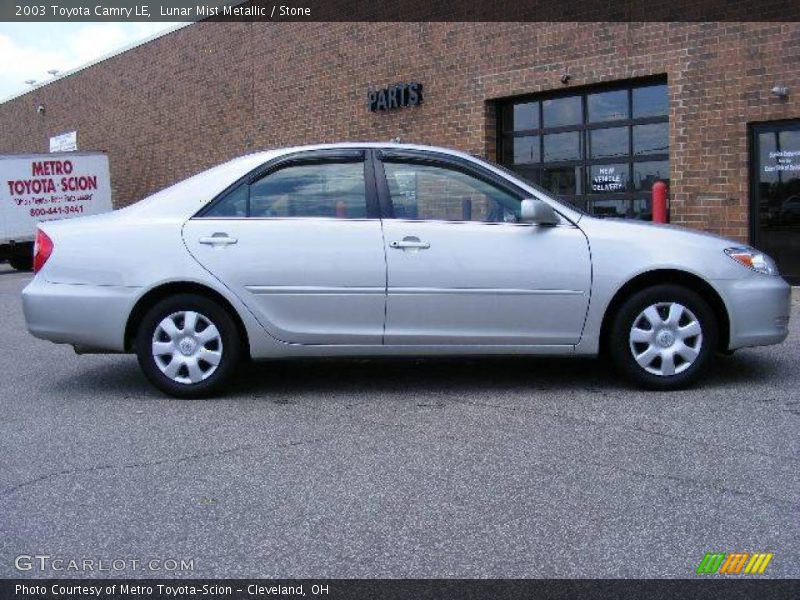 Lunar Mist Metallic / Stone 2003 Toyota Camry LE