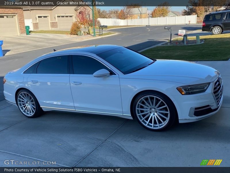  2019 A8 L 3.0T quattro Glacier White Metallic