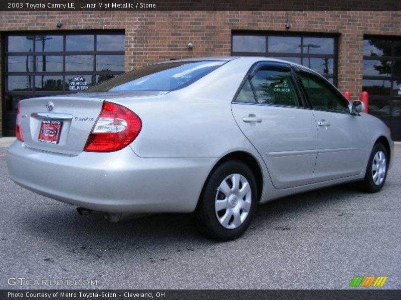 Lunar Mist Metallic / Stone 2003 Toyota Camry LE