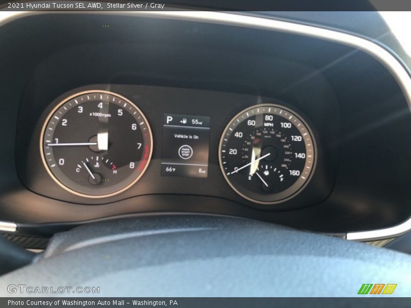 Stellar Silver / Gray 2021 Hyundai Tucson SEL AWD