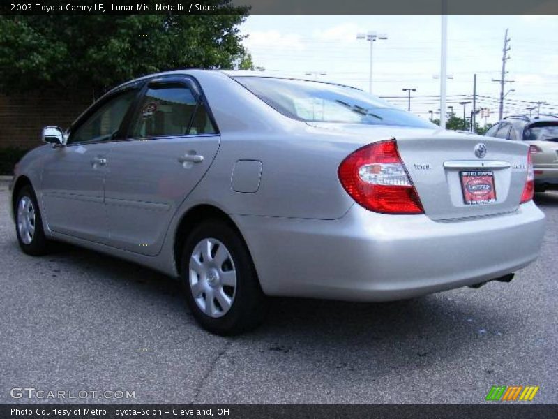 Lunar Mist Metallic / Stone 2003 Toyota Camry LE