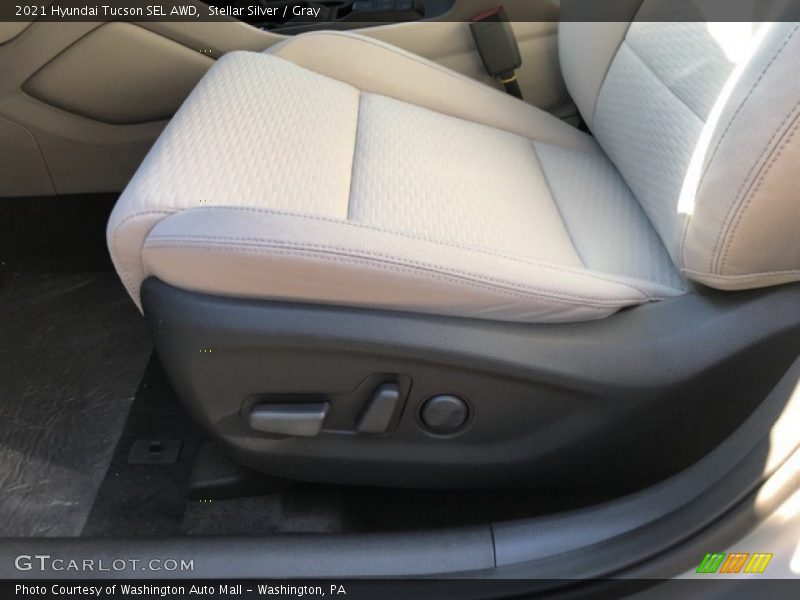 Stellar Silver / Gray 2021 Hyundai Tucson SEL AWD