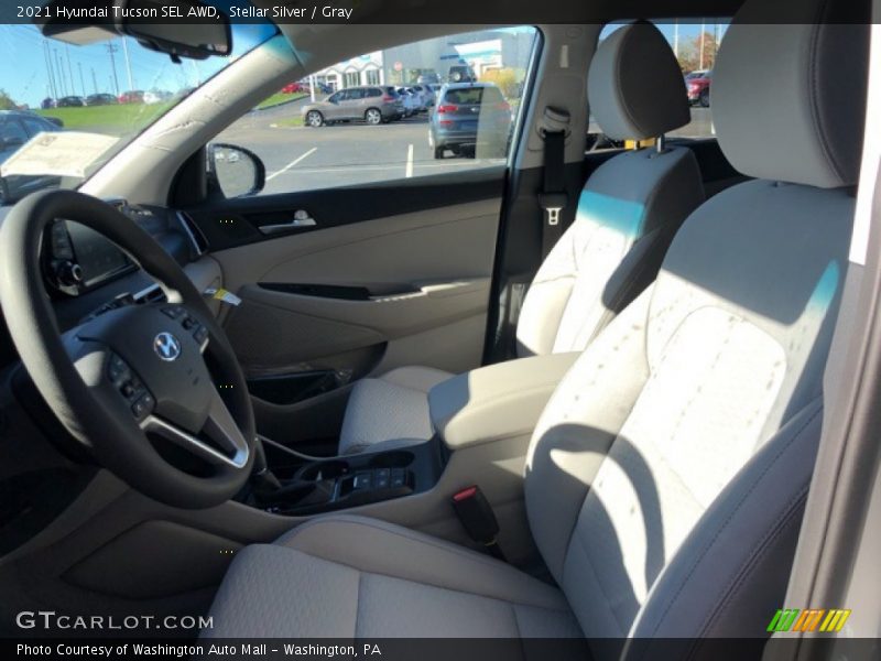 Stellar Silver / Gray 2021 Hyundai Tucson SEL AWD
