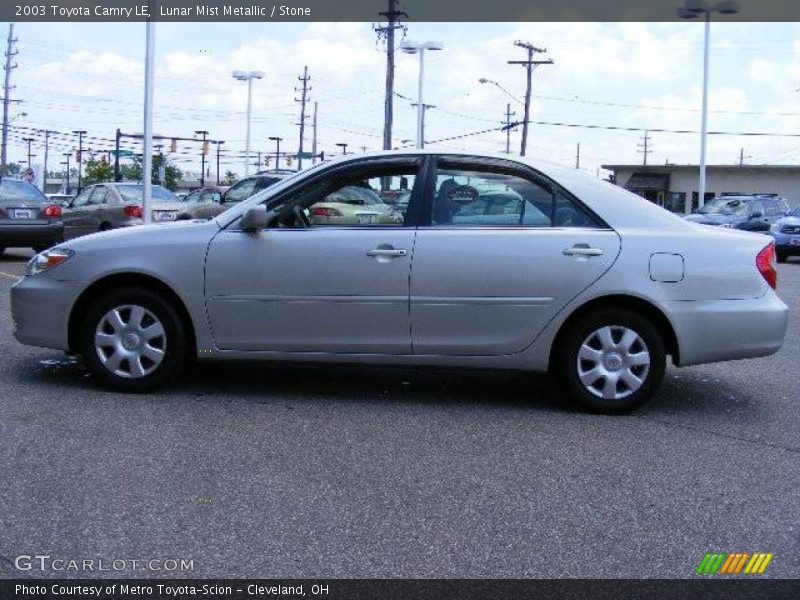 Lunar Mist Metallic / Stone 2003 Toyota Camry LE