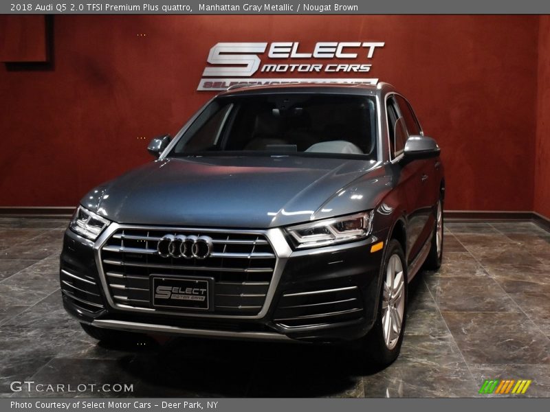 Manhattan Gray Metallic / Nougat Brown 2018 Audi Q5 2.0 TFSI Premium Plus quattro