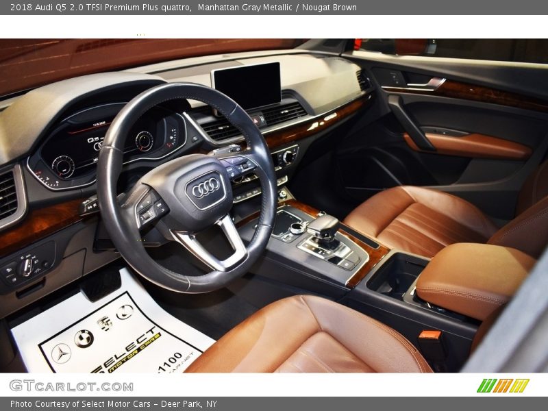 Manhattan Gray Metallic / Nougat Brown 2018 Audi Q5 2.0 TFSI Premium Plus quattro