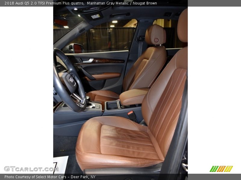 Manhattan Gray Metallic / Nougat Brown 2018 Audi Q5 2.0 TFSI Premium Plus quattro