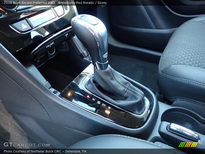 Winterberry Red Metallic / Ebony 2019 Buick Encore Preferred AWD