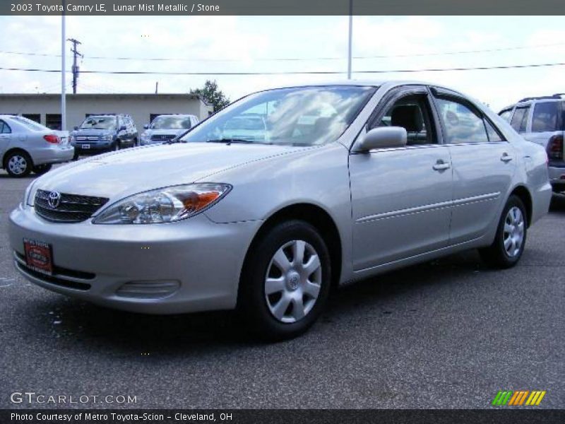 Lunar Mist Metallic / Stone 2003 Toyota Camry LE