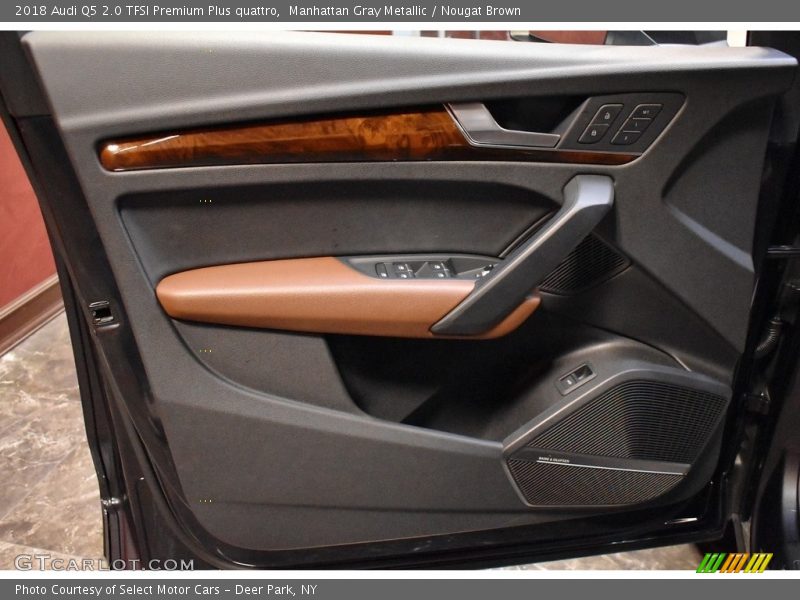 Manhattan Gray Metallic / Nougat Brown 2018 Audi Q5 2.0 TFSI Premium Plus quattro