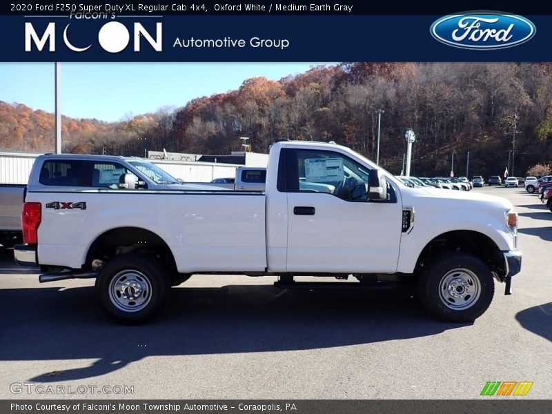 Oxford White / Medium Earth Gray 2020 Ford F250 Super Duty XL Regular Cab 4x4