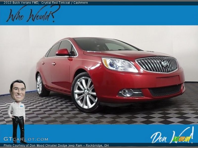 Crystal Red Tintcoat / Cashmere 2013 Buick Verano FWD