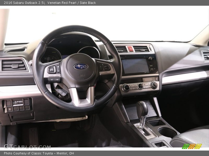 Dashboard of 2016 Outback 2.5i