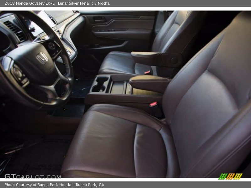 Lunar Silver Metallic / Mocha 2018 Honda Odyssey EX-L