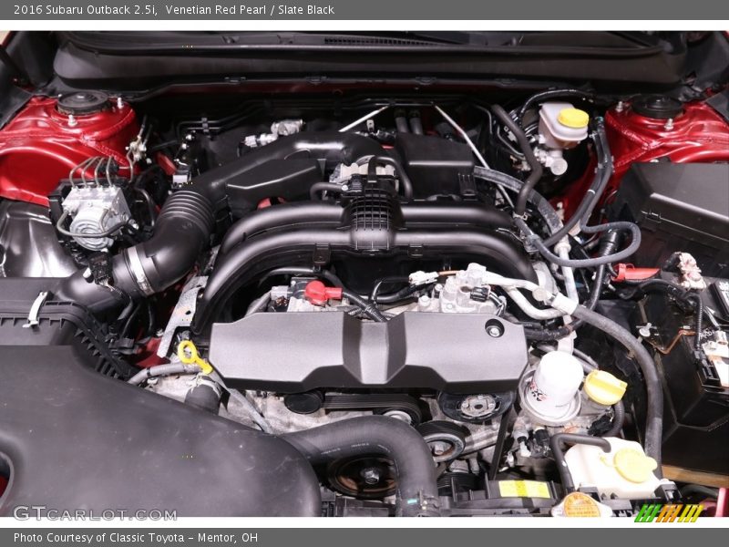  2016 Outback 2.5i Engine - 2.5 Liter DOHC 16-Valve VVT Flat 4 Cylinder