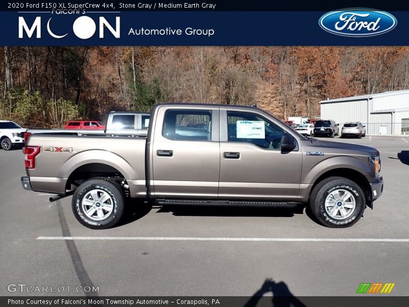 Stone Gray / Medium Earth Gray 2020 Ford F150 XL SuperCrew 4x4