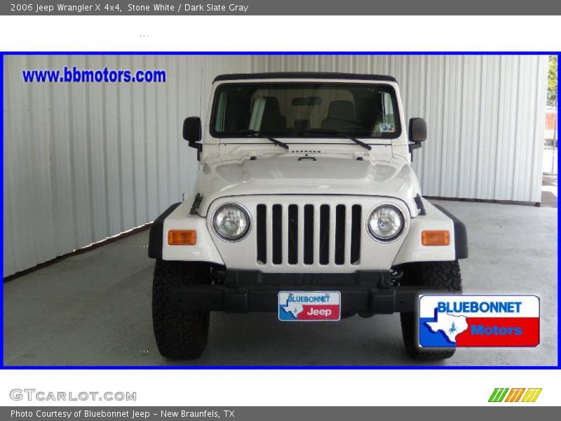Stone White / Dark Slate Gray 2006 Jeep Wrangler X 4x4
