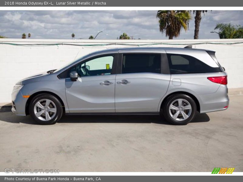 Lunar Silver Metallic / Mocha 2018 Honda Odyssey EX-L
