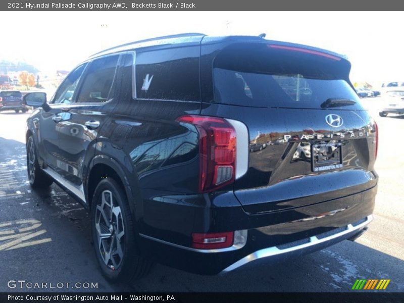 Becketts Black / Black 2021 Hyundai Palisade Calligraphy AWD