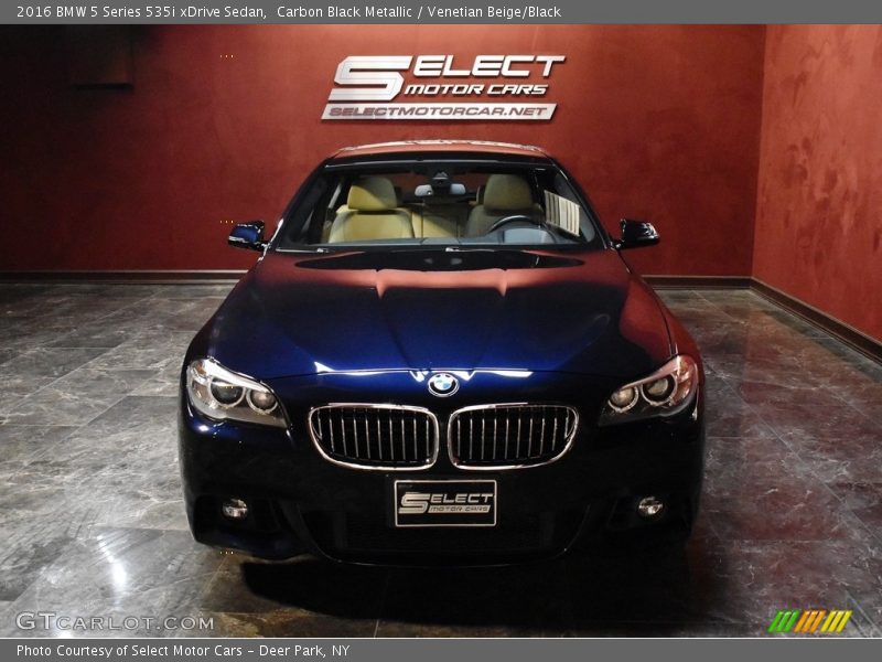 Carbon Black Metallic / Venetian Beige/Black 2016 BMW 5 Series 535i xDrive Sedan