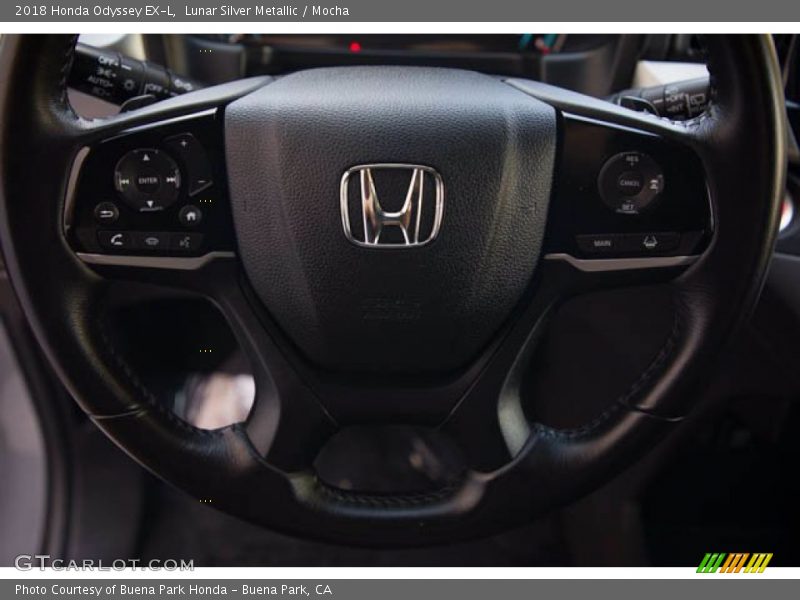 Lunar Silver Metallic / Mocha 2018 Honda Odyssey EX-L
