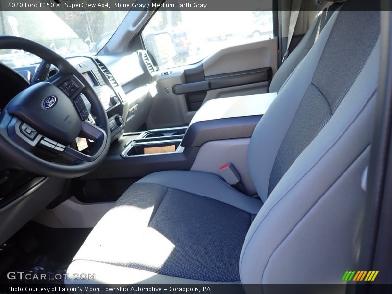 Stone Gray / Medium Earth Gray 2020 Ford F150 XL SuperCrew 4x4