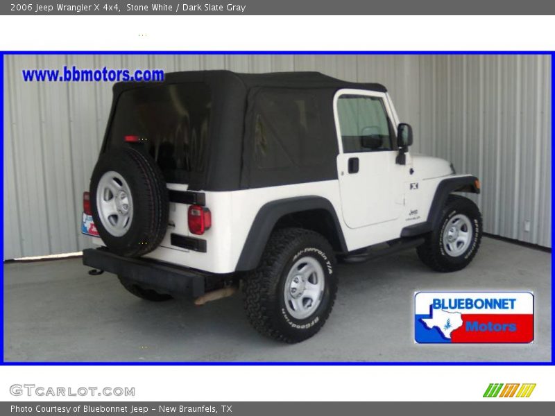 Stone White / Dark Slate Gray 2006 Jeep Wrangler X 4x4