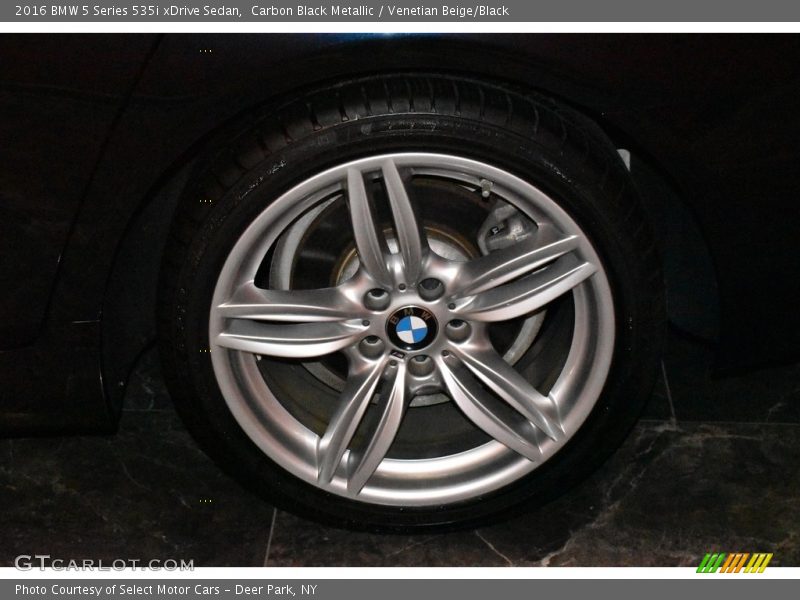 Carbon Black Metallic / Venetian Beige/Black 2016 BMW 5 Series 535i xDrive Sedan
