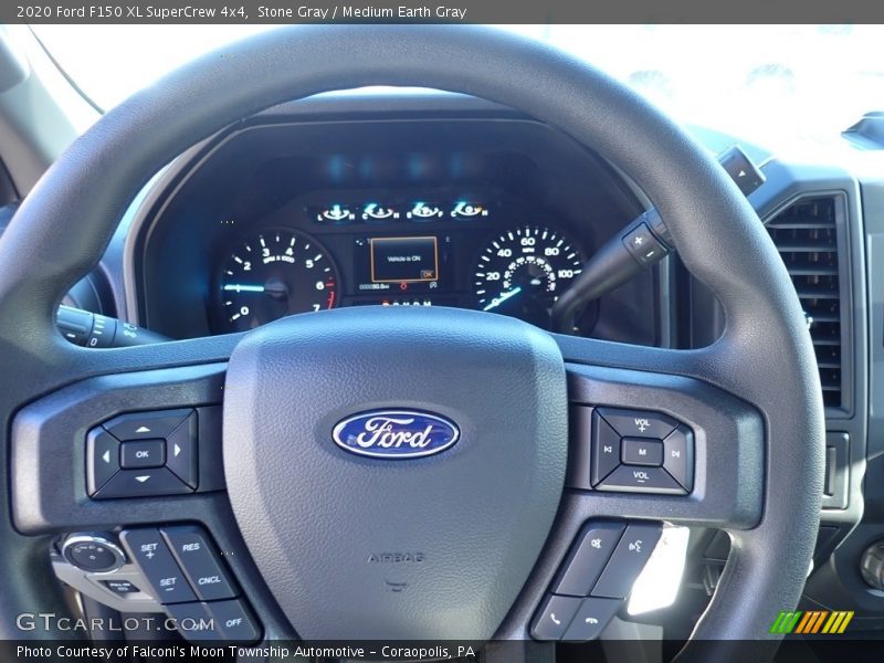 Stone Gray / Medium Earth Gray 2020 Ford F150 XL SuperCrew 4x4