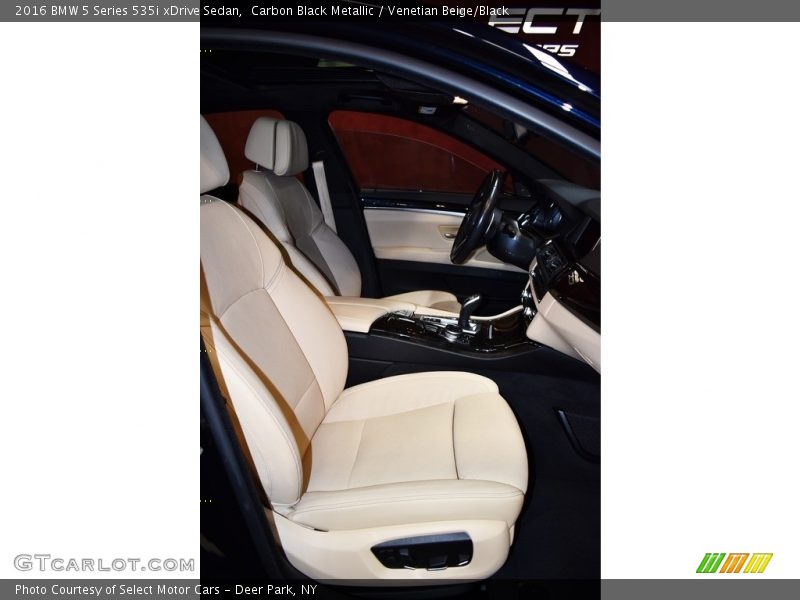 Carbon Black Metallic / Venetian Beige/Black 2016 BMW 5 Series 535i xDrive Sedan