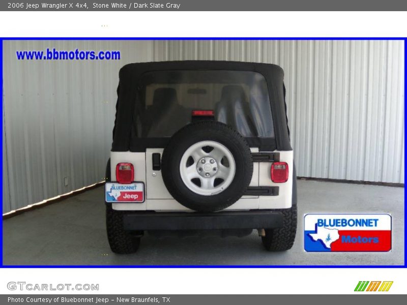 Stone White / Dark Slate Gray 2006 Jeep Wrangler X 4x4