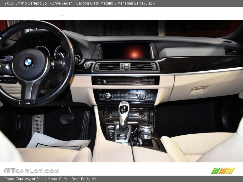 Carbon Black Metallic / Venetian Beige/Black 2016 BMW 5 Series 535i xDrive Sedan