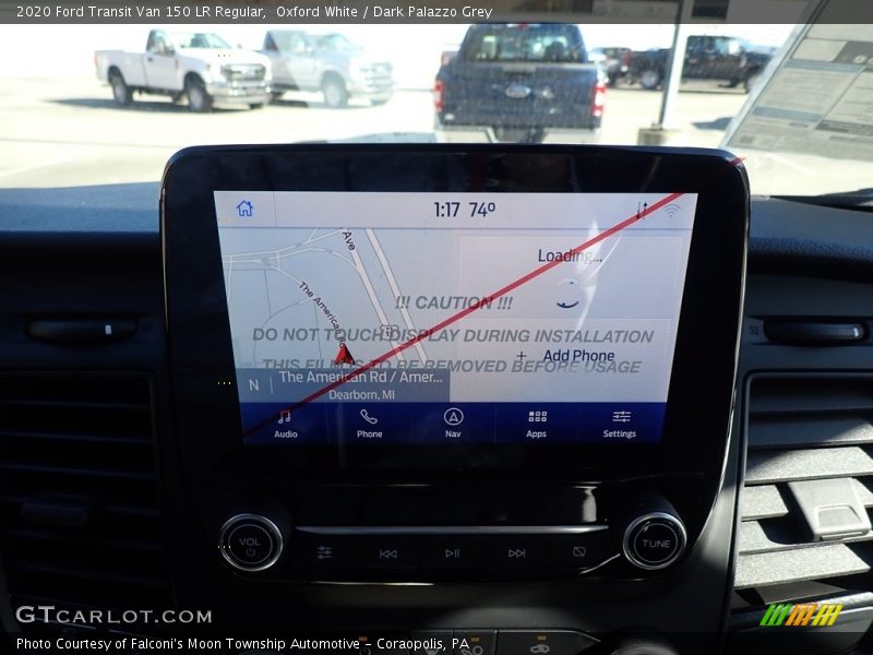 Oxford White / Dark Palazzo Grey 2020 Ford Transit Van 150 LR Regular